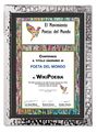 Titolo Onorifico di "Poetas del Mundo" da Poetas del Mundo
